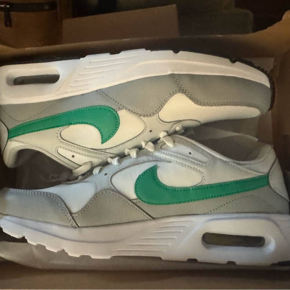 Nike Air Max SC Summit White and Stadium Green